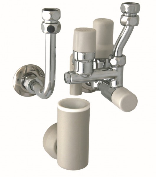 SYR Sicherheitsgruppe 324.3 DN 15, 6bar mit Mischer verchromt