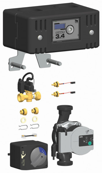 PAW PAW Erweit Set MCom DN 25 DPS 0 0.6 bar 2x PT1000 Motor SR10 (24 VDC) MCom