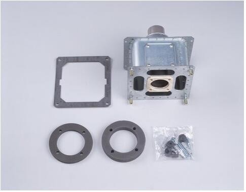 Junkers Bosch Abgaszubehör AZ 327 f Austausch, Abgasanschluss hinten