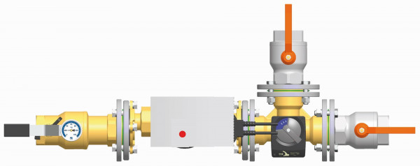 PAW RL Hochhaltg RHM DN 50 3 Weg Misch KVS = 25 2" IG, Motor SR5 Wilo Stratos P