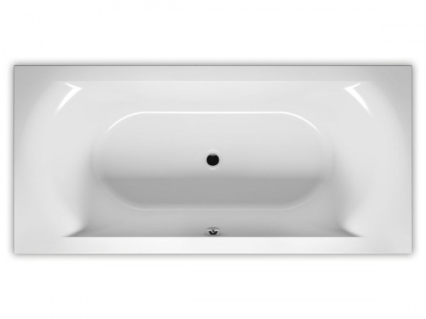 RIHO Rechteckwanne Linares Wannenrand 10mm 190x90cm 240 l matt weiß