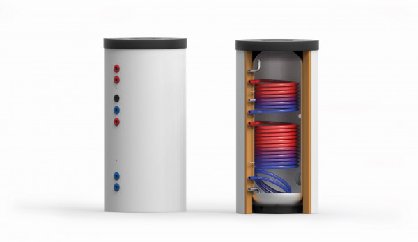 Thermic Energy Edelstahlspeicher EDS-2W 400 2 WT, EEK A, weiß