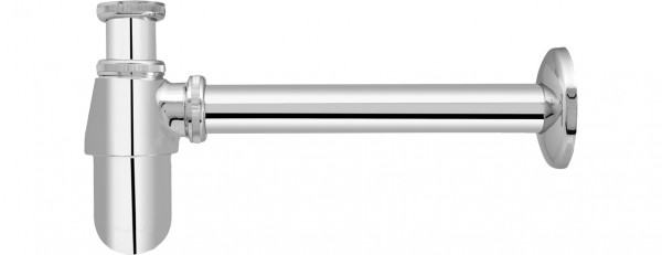AS Flaschengeruchverschl. "Plus" 1 1/4" Messing edelmatt