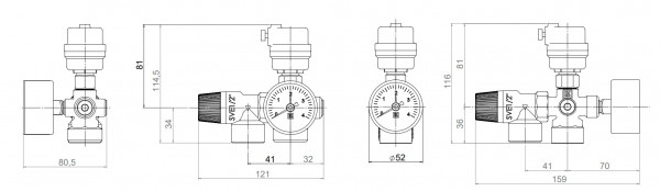 LK Armatur LK 924 Sicherheitsgruppe G1 3bar SE