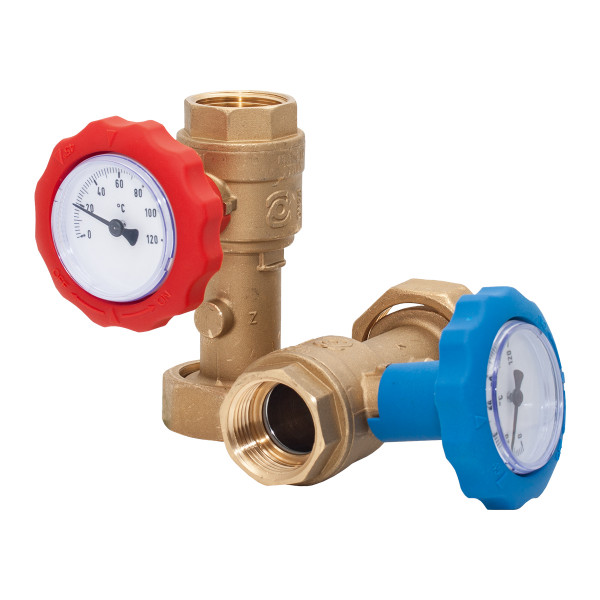 ESBE Pumpengr. Ersatz GSP911 DN32 Kugelhahn- Set m. Thermom. DN32