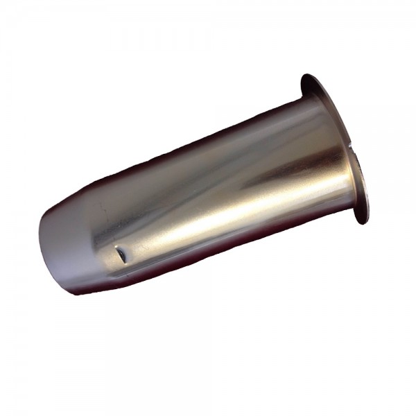 Intercal Flammrohr SL(V) 100 (B) 200 mm verzinkt mit Abtropfsicke