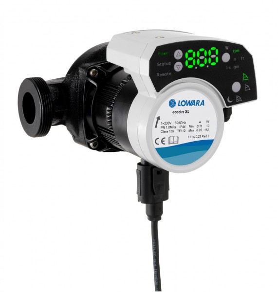 Lowara H-Pumpe ecocirc XL 25-60 L:180 G1 1/2" PN10 max. H:6m 5-100W