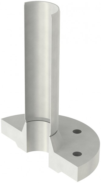 ACO Anschlussstück PIPE ES 1.4404 m Fl DIN 2633 PN16 DN 50x50