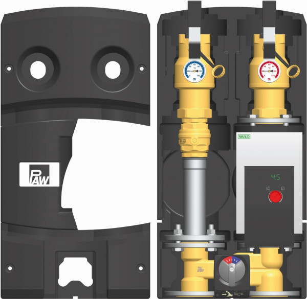 PAW HeatBloC K32 DN 40 3-Wege H-Mischer F PN 6 Motor SR10 Yonos PARA HF 40/12