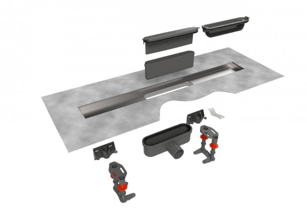 ESS Rohbauset Modulo Clean M1 90 cm, sperwasserhohe 50