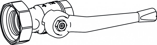 LK Armatur LK 810 Kugelhahn 11/4 x 11/2 Überwurfm.