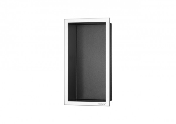 ESS Wandnische BOX 10 Niche Anthrazit Rahmen poliert, 150x300x100