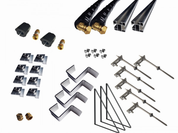 Thermic Energy Montagepaket 2er Grundset für FK253 Stockschrauben 30Grad