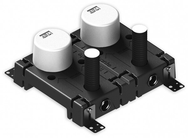 ABA UP Block QUICKTURN DUO PLUS RG f WZ G2" koaxial 3/4" aus Rotguss