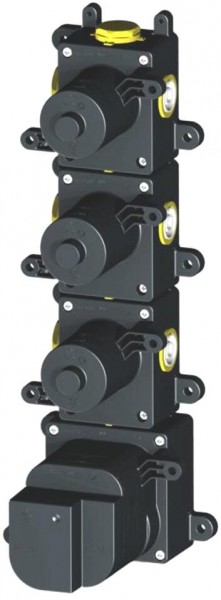 Herzbach Rohbaukörper LOGIC XL 3 f Universal Thermostat UP m 3 Abgängen