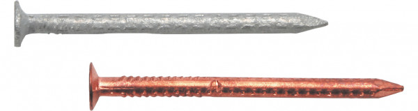 AS Rinneisennägel DIN 1116 CU,4,2 x 90mm Paketinhalt 2,5 kg