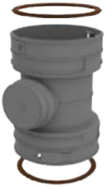 INTERDOMO PP Revisions T Stück Flex, DN 80