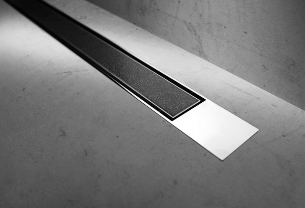 ESS Duschrinne Modulo TAF Design Z-2 Poliert, Fliese 90 cm