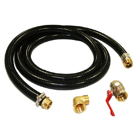 ewuaqua iWater Tauchpumpen-Anschluss-Set 1" 3 m Anschl.-Set 1" für Tauchdruckpumpen