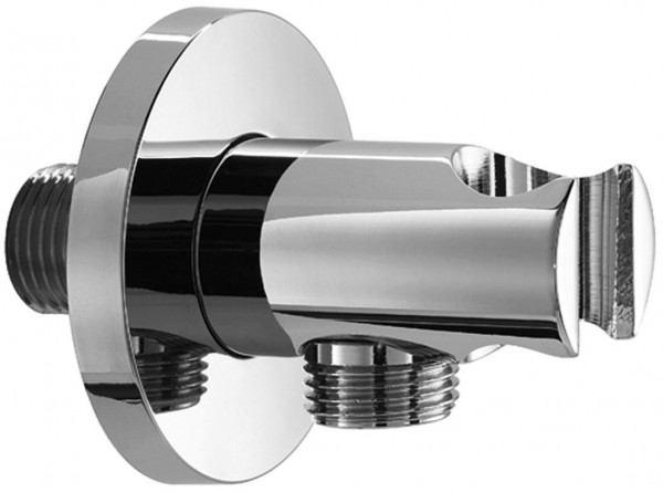 Herzbach Anschlussbogen LIVING SPA Brause rundes Design chr