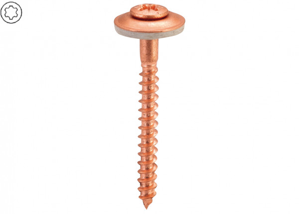 AS Spenglerschrauben CU 4.5 x 140 mm Platte 15mm, mit Torx