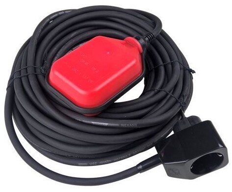 Grundfos Schwimmerschalter mit Stecker, entleeren, 10 m
