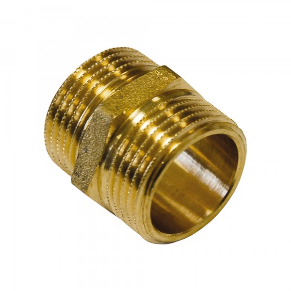 Solarpipe Doppelnippel DN20 flachdichtend