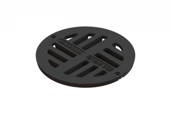 KESSEL Schlitzrost rund, d: 362 mm, Grauguss