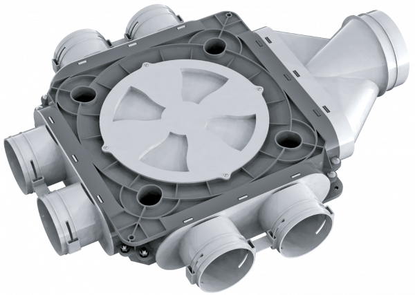 Blauberg BlauFast SR 125/75x6 51P Kunststoffverteilerkasten