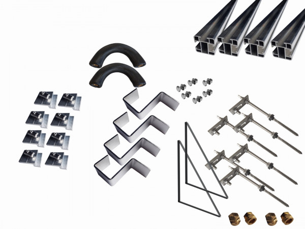 Thermic Energy Montagepaket 2er Erweiterung f.FK253 waagrecht Stockschrauben 30Grad