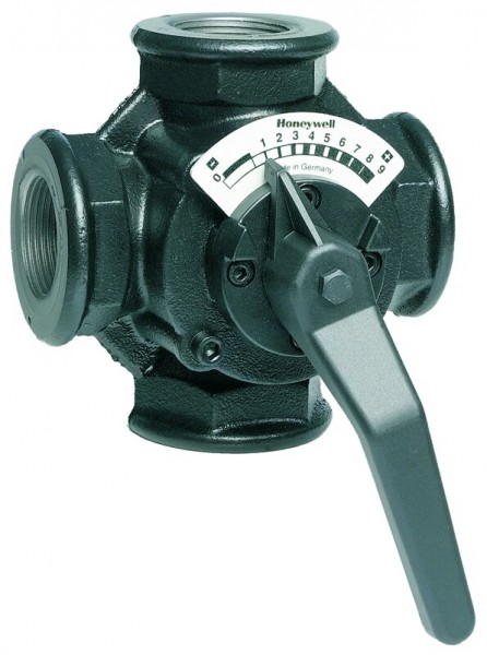 Honeywell Vierwege Muffenmischer ZR GG 20, grau, PN 6 DN 25, kvs Wert 10,0