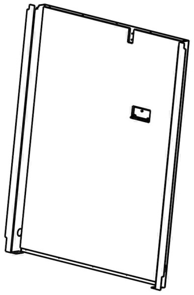 Wolf Verkleidung Rückwand isoliert f MGK 170 300