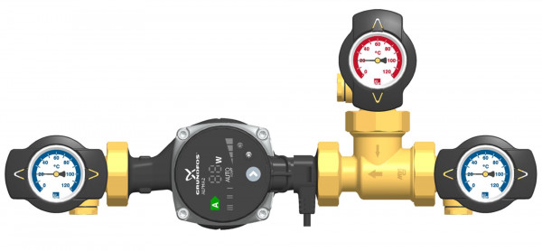 PAW RL Hochhaltg RHT DN 25 Thermisches Ventil 45 C 1" IG GF ALPHA2.1 25-60