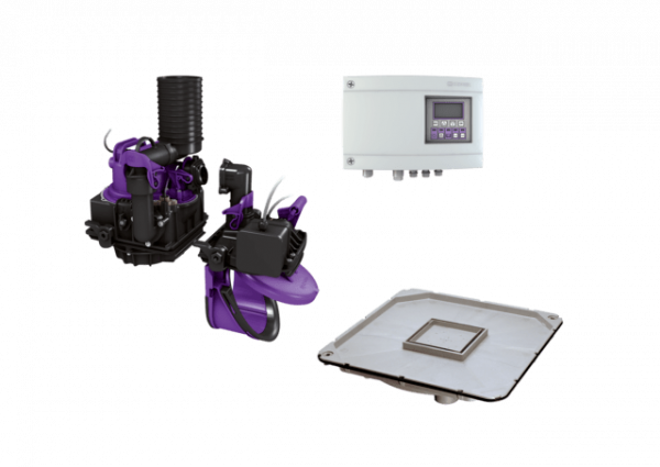 KESSEL Umrüstsatz Pumpfix F DN 100-200, ab 01/2011, Bodenplatte