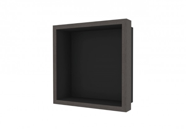 ESS Wandnische W-BOX Niche Schwarz Rahmen: Oak - Wenge, 300x300x100