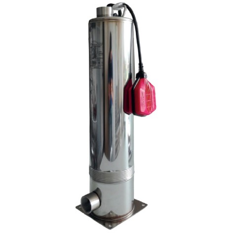 ewuaqua iWater InoxPress 8-50 auto Tauchdruckp. mit Standfuß+Saugstutzen