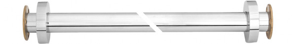 AS Brausevorhangstange MS vc Serie 8000 gerade Ausführung : 2700 mm