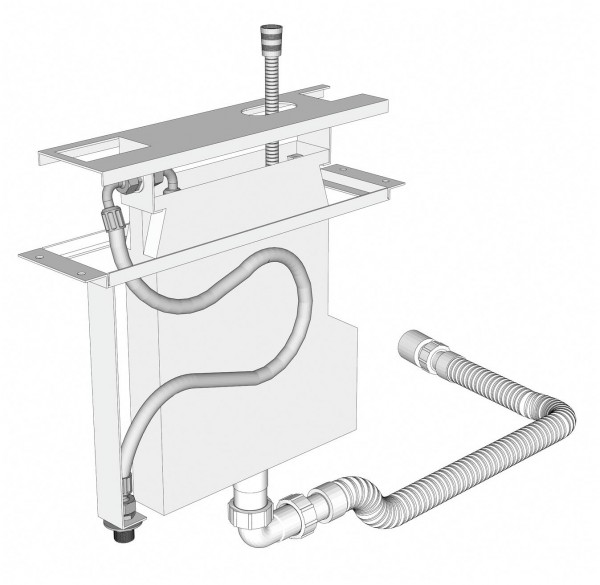 Herzbach Schlauchbox Logic m Schlauchkasten für Fliesenrandmontage