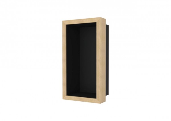 ESS Wandnische W-BOX Niche Schwarz Rahmen, oak - walnuss, 150x300x100