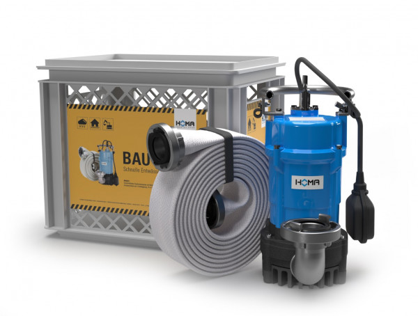 HOMA Tragebox mit Pumpe und Schlauch Bau-Box R - HBPR504 WA