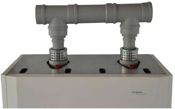 INTERDOMO PP Grundbausatz Duo/RLA DN 60mm auf DN 100mm