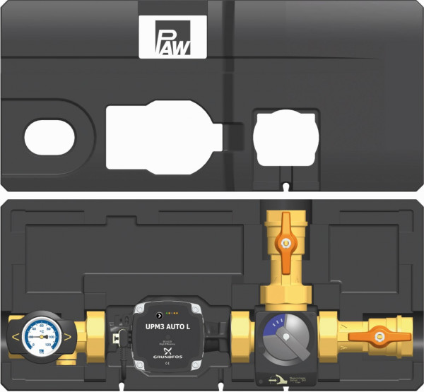 PAW RL Hochhaltg RHM DN 32 3 Weg Misch KVS = 16 11/4" IG, Motor SR5, isol GF UP