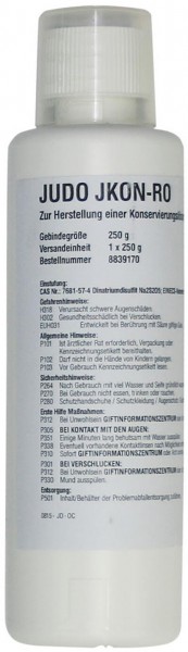 Judo Konservierungs Pulver JKON RO ausreichend für ca. 10 Anwendungen