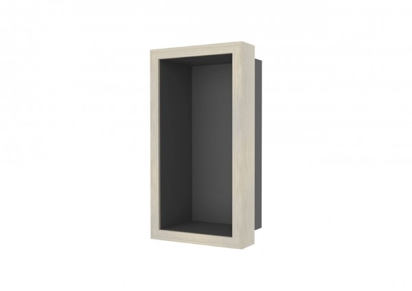 ESS Wandnische W-BOX Niche Anthrazit Rahmen: Oak - Weisgewaschen, 150x300x100