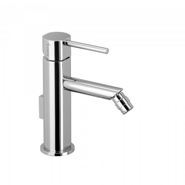 Herzbach Bidet Einlochbatterie Nano mit Zugstangen Ablgrt chr
