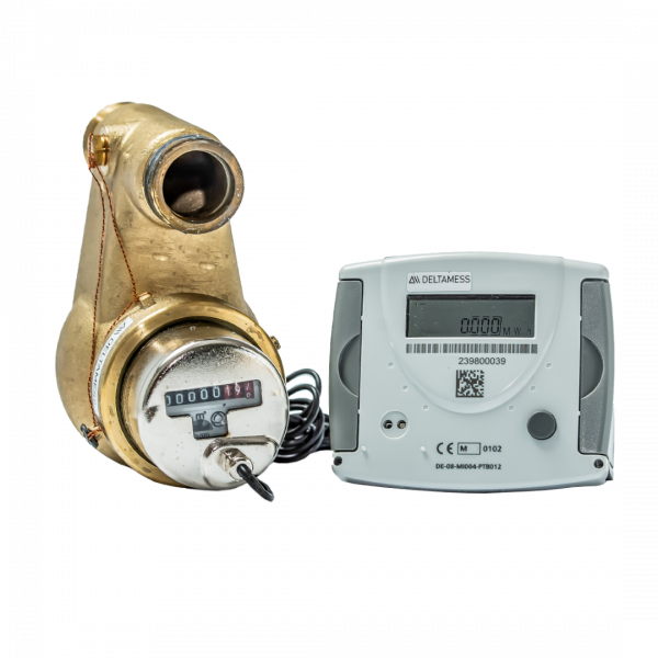 DELTAMESS Splitwärmezähler RW Split 3,5 M-F Einbau Fallrohr