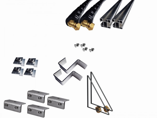 Thermic Energy Montagepaket 1er Grundset für FK253 Blechfalz 15Grad