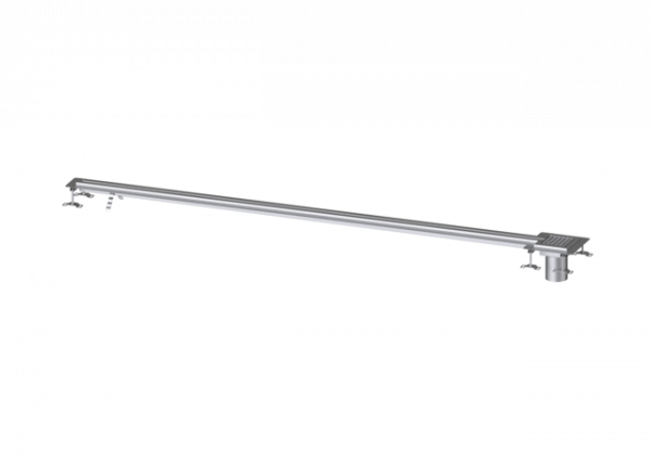 KESSEL Schlitzrinne Ferrofix Klebeflansch H: 15 mm, 17x3000 mm, außen