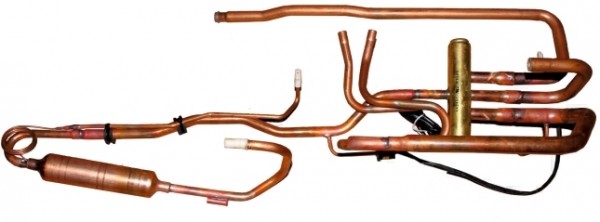 Wolf 4 Wege Umschaltventil m Verrohrung 230 V f BWL 1S 10/14