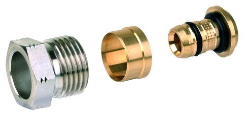 Honeywell Verschraubung f Mehrschichtverbundrohre G 1/2" 16x2mm